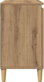 vidaXL Ντουλάπι Νιπτήρα τεχνίτης Δρυς 58x33x60 εκ. Επεξεργασμένο Ξύλο
