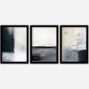 Κάδρα (Σετ 3Τμχ) 364LUL1403 35x45cm Multi Wallity Vertical Πλαστικό,Mdf