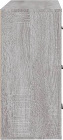 vidaXL Ντουλάπι Γκρι Sonoma 80x33x70 εκ. από Επεξεργασμένο Ξύλο