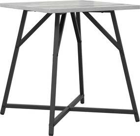 vidaXL Σετ βοηθητικά τραπεζάκια 2 pcs Γκρι Σονομα και Μαύρο