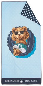 Παιδική Πετσέτα Θαλάσσης Microfiber (70x140) 2 Όψεων Greenwich Polo Club Junior 4043