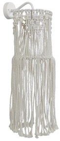 Φωτιστικό Τοίχου - Απλίκα Mac-01ΑΡ Φ15 31-1086 White Heronia Rope, Plastic