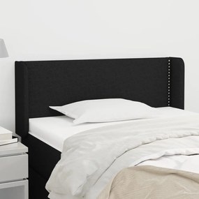 vidaXL Κεφαλάρι με Πτερύγια Μαύρο 103x16x78/88 εκ. Υφασμάτινο