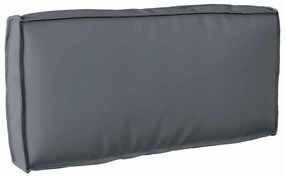 vidaXL Μαξιλάρι Ανθρακί 80 x 40 x 12 cm Ύφασμα Όξφορντ