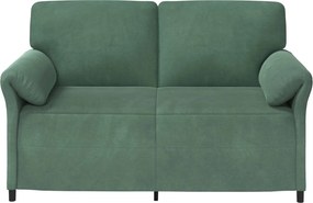 vidaXL Καναπές 2 ατόμων Θαλασσί 158 x 83 x 95 εκ Βελούδο
