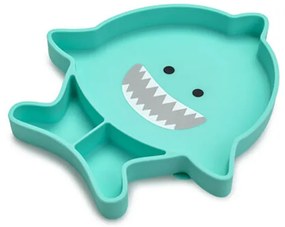 Πιάτο Σιλικόνης Με Χωρίσματα Melii Shark 17500