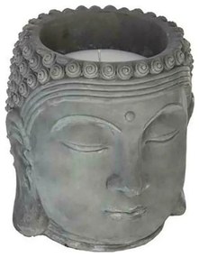 Βούδας Διακοσμητικός Με Κερί Citronella 07.155303 19X22cm Grey Κεραμικό