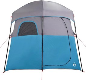 vidaXL Σκηνή Ντους 2 Ατόμων Αδιάβροχη Μπλε