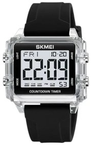 Ψηφιακό ρολόι χειρός - Skmei - 2320 - Black/Transparent-223205_black/transparent