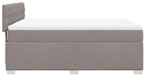 ΚΡΕΒΑΤΙ BOXSPRING ΜΕ ΣΤΡΩΜΑ TAUPE 140X200 ΕΚ. ΥΦΑΣΜΑΤΙΝΟ 3288222