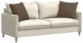 vidaXL Μαξιλάρι Καναπέ 2 pcs Καφέ 50 x 50 cm ύφασμα