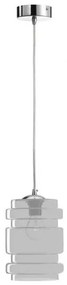 Κρεμαστό Φωτιστικό Οροφής Φ19cm E27 60W Γυαλί Luma Lighting-114-01023-04-transparent-Διάφανο 114-01023-04-transparent