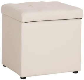 ΣΚΑΜΠΟ PRO CUBE HM224.02 PU ΜΕ ΑΠΟΘΗΚΕΥΤΙΚΟ ΧΩΡΟ- ΛΕΥΚΟ 38x38x36,5Υεκ.