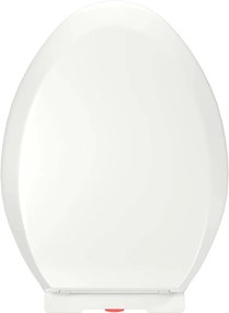 vidaXL Κάλυμμα Λεκάνης με Soft Close &amp; Quick Release Λευκό