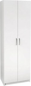 Παπουτσοθήκη Renso Megapap δίφυλλη χρώμα λευκό 59,8x37,8x178,5εκ.