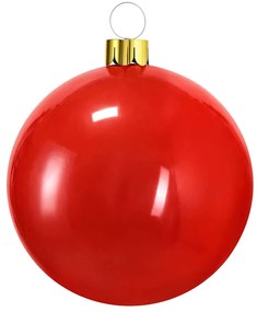 Χριστουγεννιάτικη Μπάλα Φουσκωτή (Φ65) K-M Red 491030290