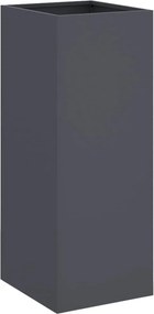 vidaXL Ζαρντινιέρα Ανθρακί 32x29x75 εκ. από Χάλυβα