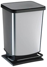 Κάδος Απορριμμάτων Paso 20lt 06901.001 Silver Plastic