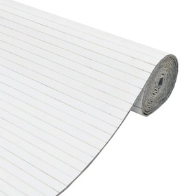 vidaXL Διαχωριστικό Δωματίου Λευκό 165 x 600 εκ. από Μπαμπού