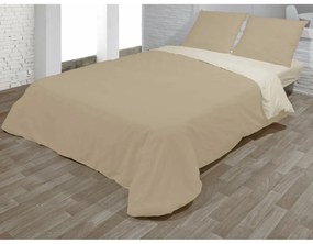 Σετ κάλυμμα παπλώματος Hosteline VEGAS Μπεζ Kρεβάτι 150 εκ 3 Τεμάχια