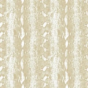 Αυτοκόλλητη Ταπετσαρία Snake Skin White/Gold Peel KAL.RMK10693