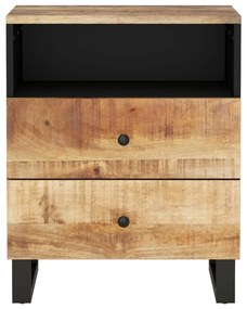 vidaXL Κομοδίνο 50x33x62 εκ. Μασίφ Ξύλο Μάνγκο & Επεξεργασμένο Ξύλο