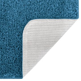 vidaXL Πατάκι Μπάνιου U-Σχήματος Μπλε 50x50 εκ. Πολυπροπυλένιο Αντιολισθητικό