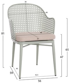 ΣΕΤ LOUNGE 3TMX ΕΞ.ΧΩΡΟΥ OREGO HM21106.06 ΑΛΟΥΜΙΝΙΟ ΣΕ ΦΥΣΤΙΚΙ (1 Τεμμάχια)