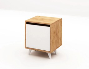 Nightstand Yeppuga Oak
White