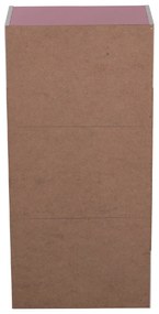 ΡΑΦΙΕΡΑ ΤΟΙΧΟΥ CUBICON HM9941.06 ΡΟΖ-ΛΕΥΚΗ ΜΕΛΑΜΙΝΗ 38,5x23,5x80Υεκ.