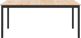 vidaXL Τραπεζαρία Φυσικό 180 x 90 x 75 cm Στερεά ξυλεία πεύκου