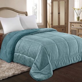 Κουβερτοπάπλωμα Ανάγλυφο Flannel/Sherpa 220×240 ADAM HOME (820) LAGUNA 220X240
