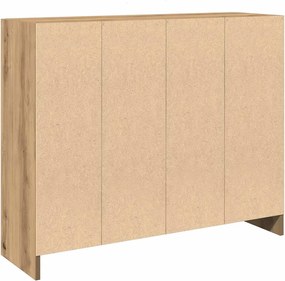 vidaXL Ντουλάπι Αρτισιανή Δρυς 91x28x75 εκ. από Επεξεργασμένο Ξύλο