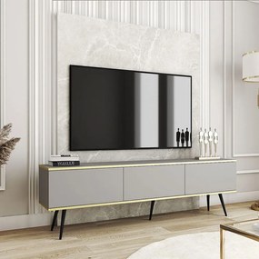 Έπιπλο Τηλεόρασης Oro BTVs+BL 175x32x53cm Grey