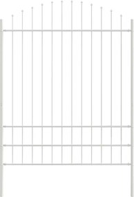 vidaXL Φράχτης Κήπου 5 pcs Λευκό 170 x 225 cm