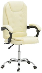 Intrahome Καρέκλα γραφείου διευθυντή Kardi Intrahome μπεζ  pu 66x64x117εκ | SKU: INTRAPA-381111134