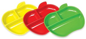 Πιάτα Βρεφικά Με Διαχωριστικό Apple (Σετ 3τμχ) Multi Munchkin 3 τμχ Πλαστικό