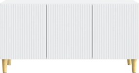 vidaXL Ντουλάπι TV Λευκό 99 x 34,5 x 50 εκ. Επεξεργασμένο Ξύλο