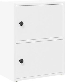 vidaXL Βιβλιοθήκη Λευκή 40x24x52 εκ. από Επεξεργασμένο Ξύλο