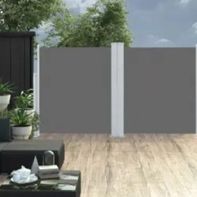vidaXL Σκίαστρο Πλαϊνό Πτυσσόμενο Ανθρακί 160 x 600 εκ.