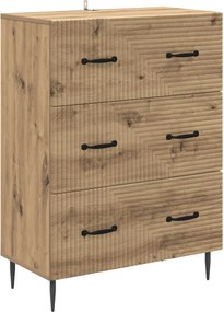 vidaXL Ντουλάπι με Συρτάρια 66 x 34,5 x 89,5 εκ Επεξεργασμένο Ξύλο