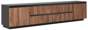 Ξύλινο Έπιπλο Τηλεόρασης RONAN Livorno Oak/Μαύρο Μ230xΠ53xΥ42cm