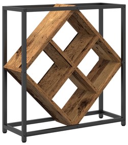 vidaXL Ράφι κρασιών από παλιό ξύλο 51x18x52,5 εκ. Κατασκευασμένο από υλικό ξύλου
