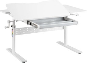 BRATECK παιδικό γραφείο E603, ρυθμιζόμενο, 100x60x54~76cm, λευκό