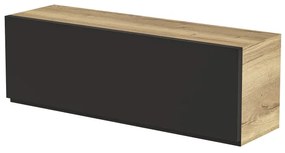 Ντουλάπι επιτοίχιο LOFTIA,  μαύρο μάτ 160x52x37cm-BOG1447