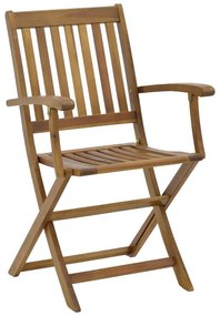 Καρέκλα - Πολυθρόνα Joter πτυσσόμενη ξύλο ακακίας φυσικό 53x60x90 εκ. 53x60x90 εκ.