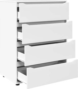 vidaXL Ντουλάπες Αποθήκευσης 80 x 48 x 105 εκ Επεξεργασμένο Ξύλο Λευκό