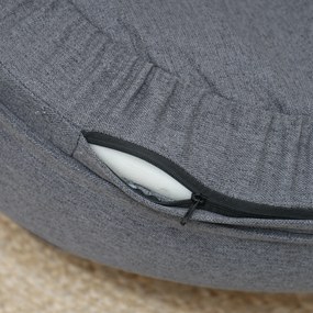 PawHut Κρεβάτι σκύλου για σκύλους έως 25 kg, αφαιρούμενο κάλυμμα, αντιολισθητικά πόδια, 90 x 78 x 25 cm, γκρι