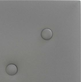 vidaXL Κεφαλάρι Τοίχου 12 pcs Γκρι 30 x 30 cm Τεχνητό Δέρμα
