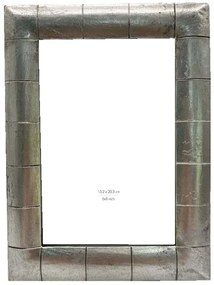 Κορνίζα Kamiar 031148 15x20cm Silver Γυαλί,Polyresin